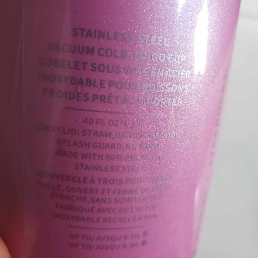 Winter Pink Stanley x Starbucks 40oz Tumbler 2024 edition - Picture 2 of 9